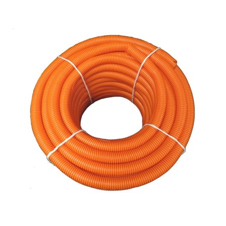 KABLE KONTROL Kable Kontrol® Convoluted Split Wire Loom Tubing - 1" Inside Diameter - 100' Length - Orange WL905-SP100-YELLOW